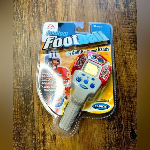 2001 Radica EA Sports Stadium Football Handheld Game NIB - Picture 1 of 5